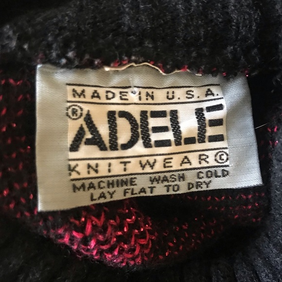 Vintage ADELE KNITWEAR Cat Lover Knit Sweater - Picture 7 of 8